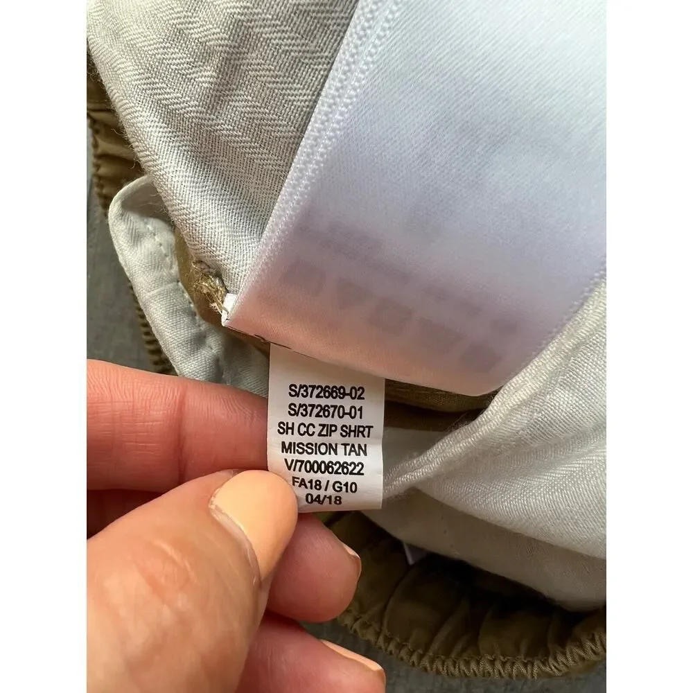 GAP Kids Boy Drawstring Elastic Short Pull-On Khaki Cargo Zip Pocket NEW S 6-7..